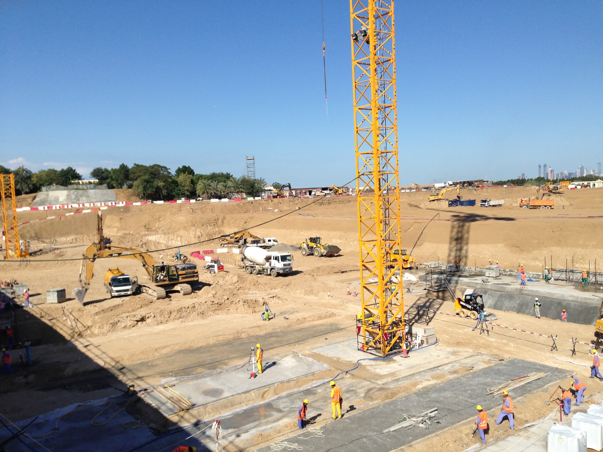 Large Scale Earthworks UAE - USF GRAND Constructions LLC project site in UAE